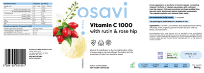 Vitamin C 1000 with Rutin & Rose Hip