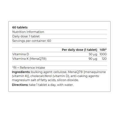 Vitamin K2 + D3